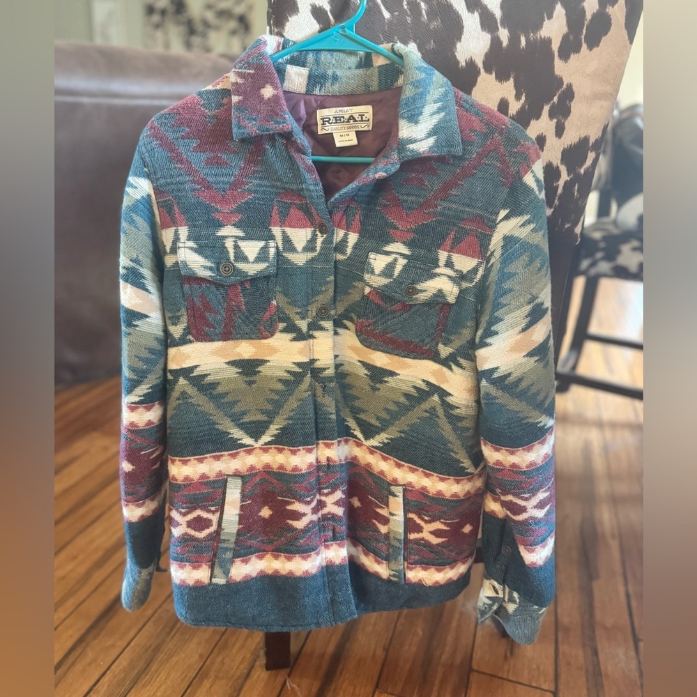 Wrangler quilted shacket